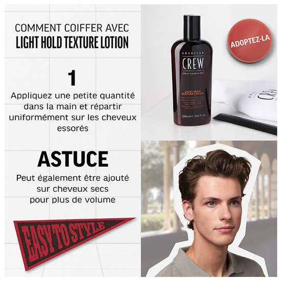 American Crew texture lotion - light hold - 250 ml