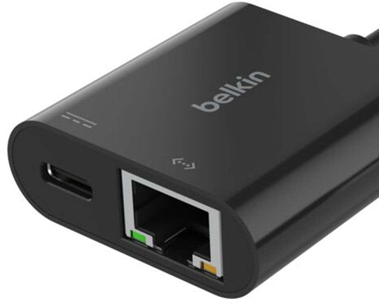 Belkin Connect adapter - USB-C naar ethernet en oplader - 100W 1000 Mbit/s