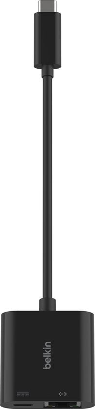 Belkin Connect adapter - USB-C naar ethernet en oplader - 100W 1000 Mbit/s