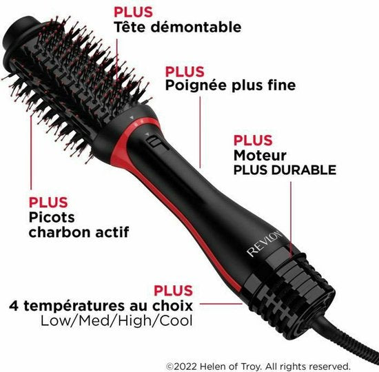 Revlon One-Step Volumizer Plus - 2-in-1 stylingtool - 4 warmtestanden