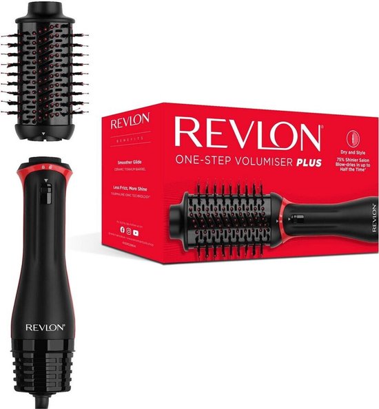 Revlon One-Step Volumizer Plus - 2-in-1 stylingtool - 4 warmtestanden
