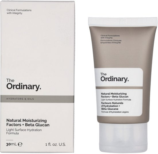 The Ordinary gezichtscrème - Natural Moisturizing Factors + Beta Glucan - 30 ml