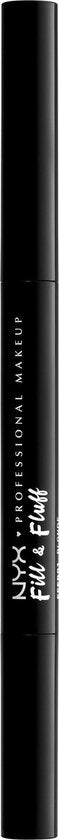 NYX Professional Makeup Fill & Fluff wenkbrauwpotlood - pomade - FFEP04 Chocolate - 0,2 g