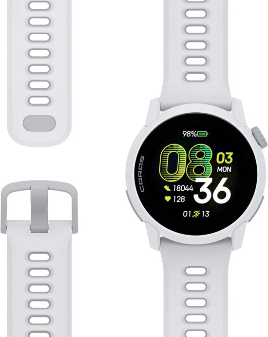 COROS Pace 4 sports watch - silicone - 43 mm - White