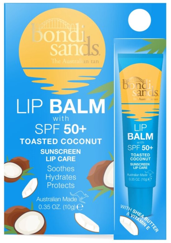 Bondi Sands lipbalsem - SPF 50+ - Toasted Coconut