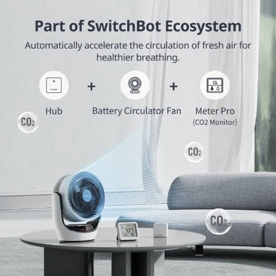 SwitchBot Meter Pro omgevingsmeter - slim - inclusief CO2