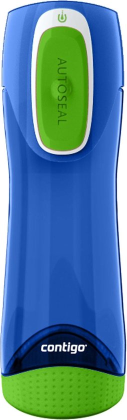 Contigo Swish Autoseal drinkfles - kinderen BPA-vrij lekvrij 500 ml - Cobalt