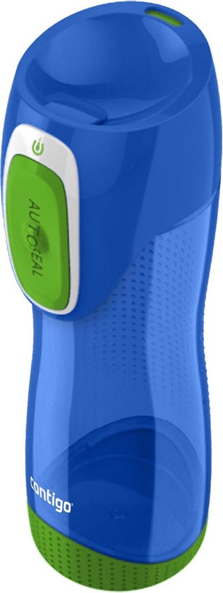 Contigo Swish Autoseal drinkfles - kinderen BPA-vrij lekvrij 500 ml - Cobalt