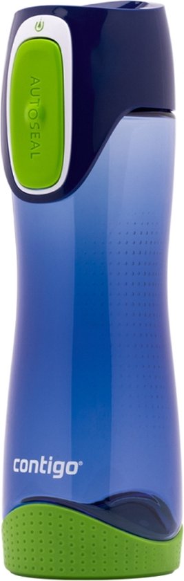 Contigo Swish Autoseal drinkfles - kinderen BPA-vrij lekvrij 500 ml - Cobalt