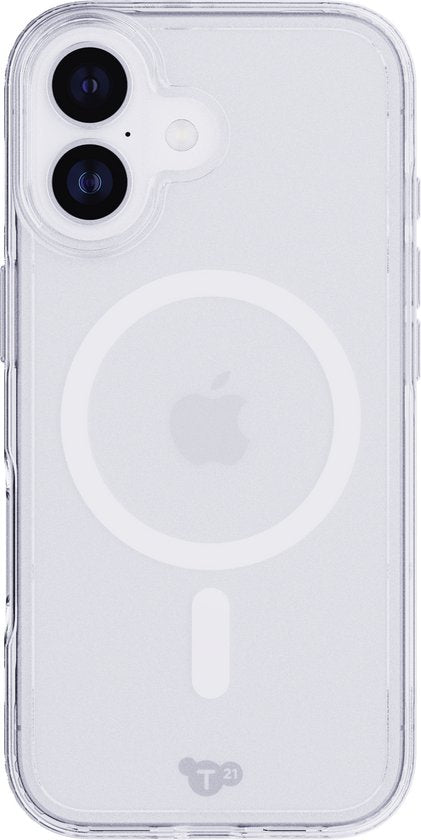 Tech21 Evo Clear iPhone 17 hoesje - schokbestendig MagSafe 3,6 meter valbestendig - Transparant