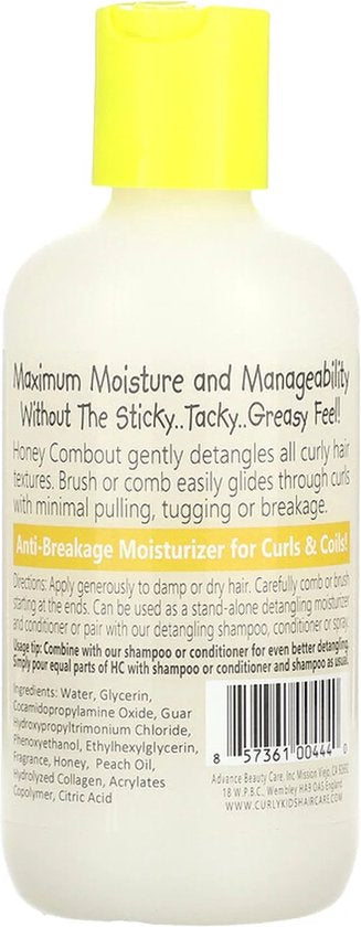 Curly Kids Honey Combout detangler - hydraterend - 180 ml