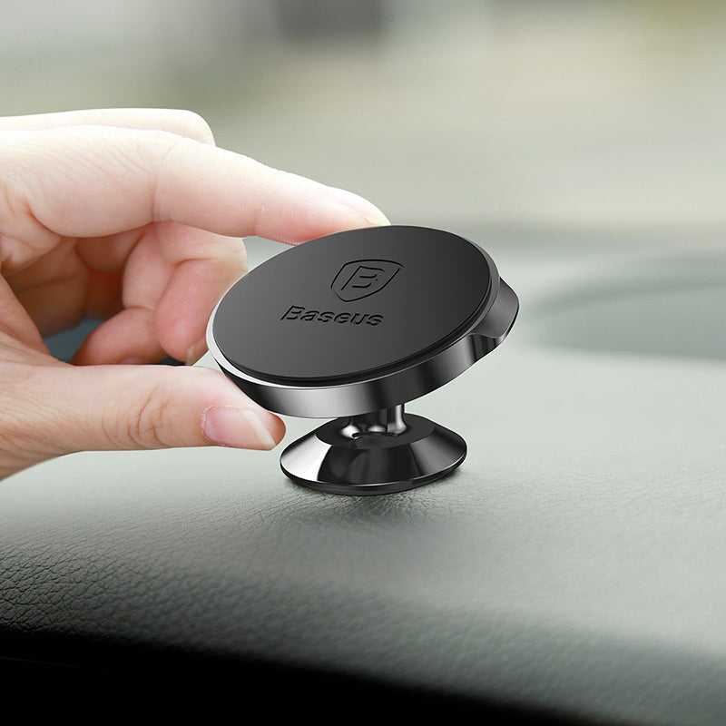 Baseus Small Ears Magnetic Phone Holder for Car Dashboard - Black