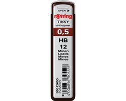 Rotring Tikky pencil leads - HB 0.5 mm - 12 pieces