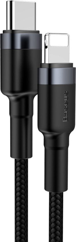 Baseus Cafule USB C Lightning Kabel 1M - 20W PD2.0 @480mbps
