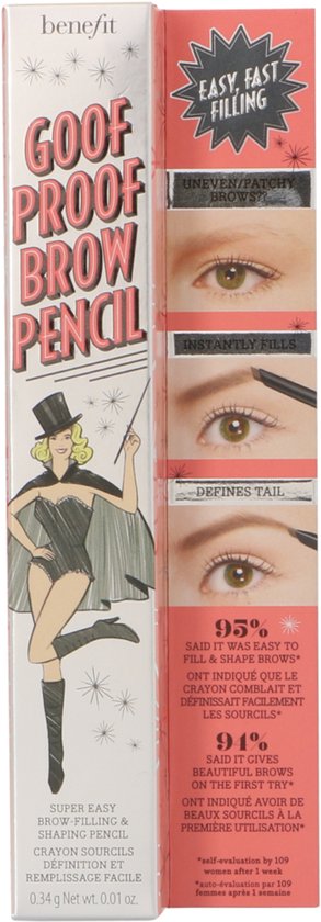 Benefit Goof Proof wenkbrauwpotlood - 3.5 Neutral Medium Brown