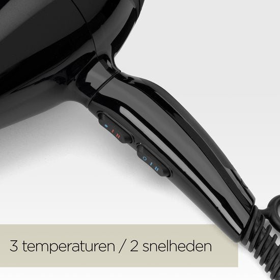 BaByliss Compact Pro 2400 6715DE föhn - ionisch anti-pluis - diffuser en 2 blaasmonden
