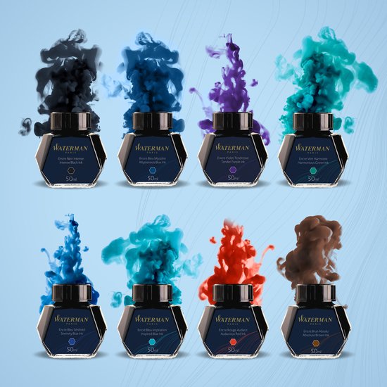 Waterman vulpeninkt - Serenity Blue - inktpot 50 ml