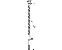 Bosch hamerboor - SDS-plus-5 6×100×165 mm
