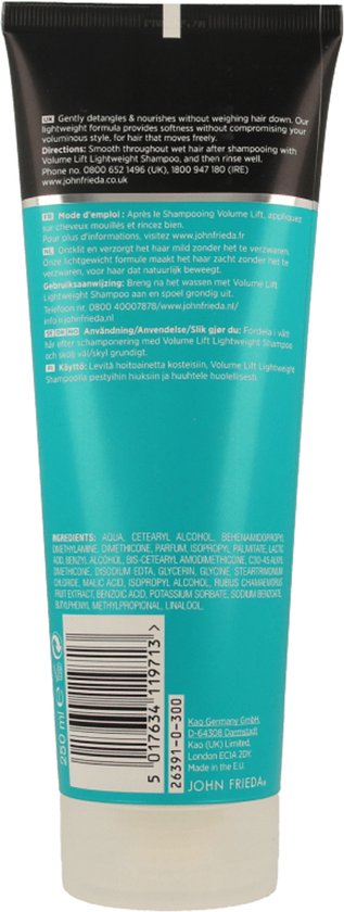 John Frieda Luxurious Volume conditioner - 7 day - 250 ml