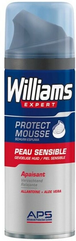 Williams scheerschuim - sensitive spray - 200 ml