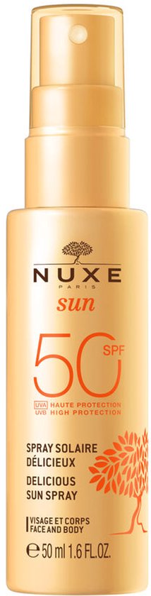 Nuxe Sun zonnespray - SPF50 gezicht en lichaam - 50 ml