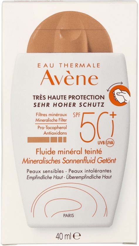 Avène getinte zonfluide - mineraal - SPF 50 - 40 ml