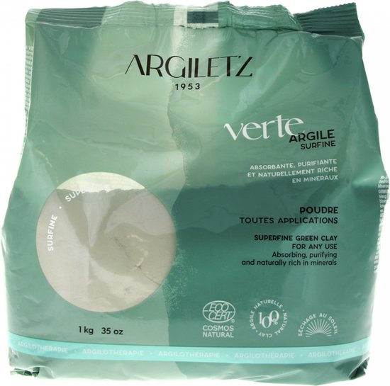 Argiletz klei - groen superfijn - 1 kg