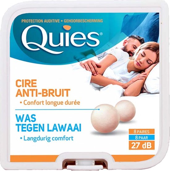Quies oordoppen - was - anti-lawaai - 8 paar
