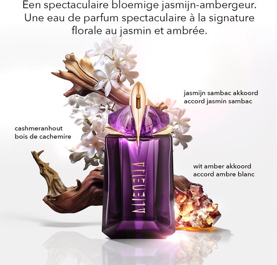 Mugler Alien eau de parfum - navulbaar voor dames - bloemig houtachtig amberachtig - 60 ml