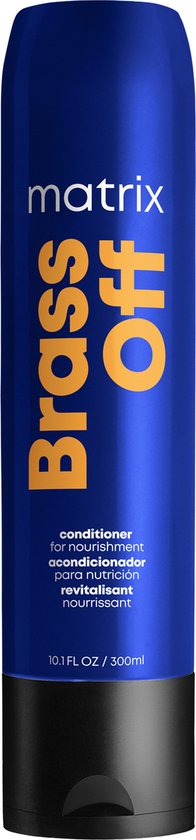 Matrix Brass Off conditioner - neutraliseert warme ondertonen in bruin haar - 300 ml