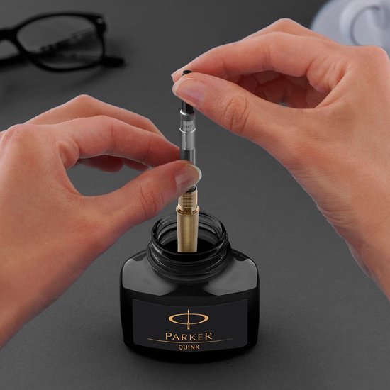 Parker piston converter - voor vulpen - verchroomde rand