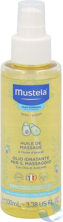 Mustela baby massageolie - normale huid - 100 ml