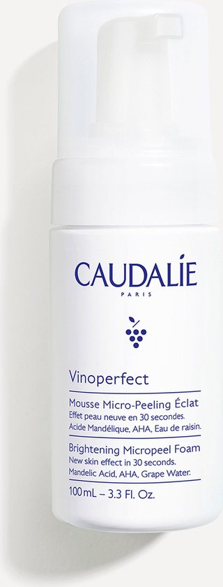 Caudalie Vinoperfect gezichtsscrub - micro-peeling mousse met AHA - 100 ml