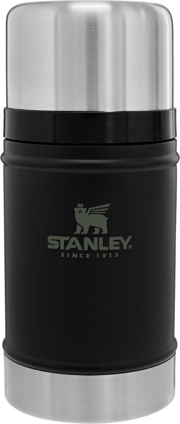 Stanley Classic voedselcontainer - 0,7 liter - 15 uur warm - lekvrij - Matte Black