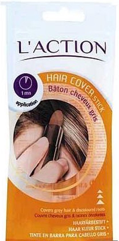 L'action Hair Cover Stick haarverf - Donkerbruin