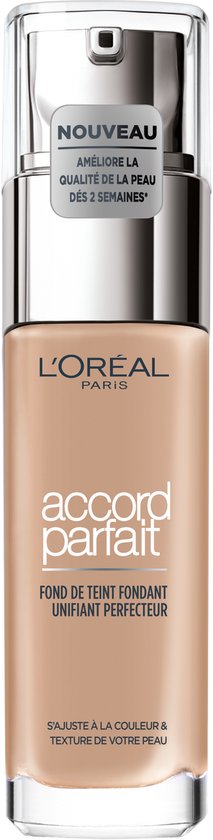 L'Oréal Paris foundation - Accord Parfait - hyaluronzuur SPF 16 - 30 ml - 4N
