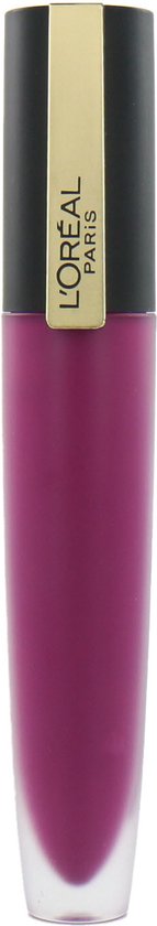 L'Oréal Paris Rouge Signature lippenstift - 104 I Rebel - matte vloeibaar - Paars