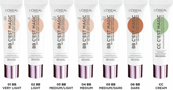 L'Oréal Paris Magic BB Cream dagcrème - make-up in 1 met vitamine B5 en E - 05 Medium/Dark - 30 ml