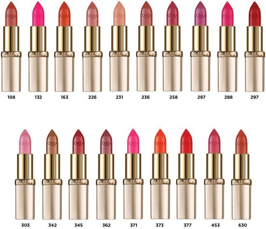 L'Oréal Paris Color Riche lippenstift - satin - 118 French Made - verrijkt met arganolie