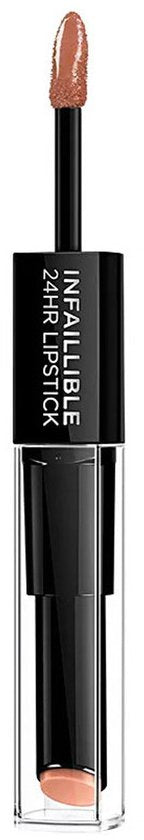 L'Oréal Paris Infaillible 24H lippenstift - 113 Invincible Sable - verzorgend met hyaluronzuur - 5,7 ml
