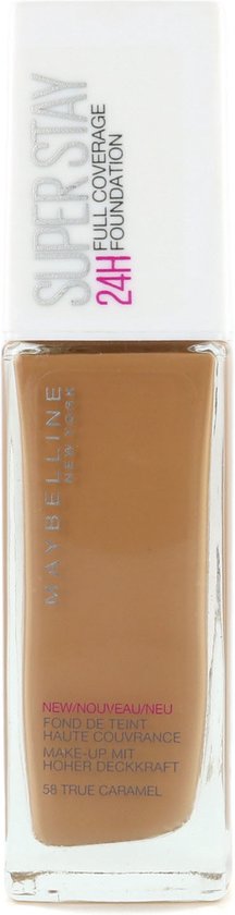 Maybelline SuperStay 24H foundation - 58 True Caramel