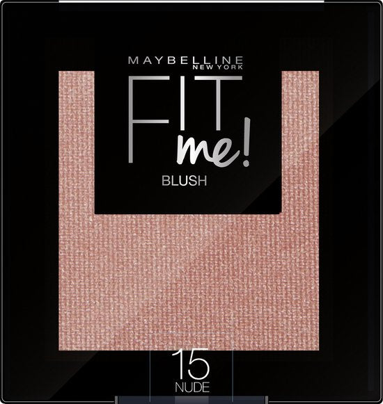 Maybelline Fit Me blush - 15 nude - natuurlijk ogende rouge - 4,5 gram - Oranje