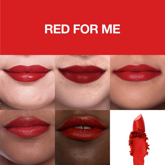 Maybelline Color Sensational Made For All lippenstift - 382 Red For Me - mat - Rood