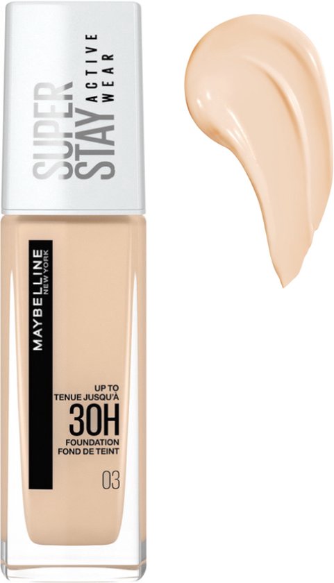 Maybelline New York SuperStay 30H Active Wear foundation - 03 True Ivory - 30 ml