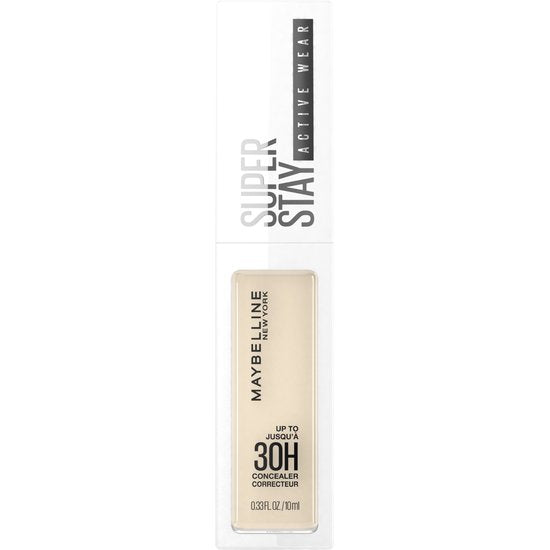Maybelline New York SuperStay 30H Active Wear concealer - langhoudend en volledig dekkend - matte finish - 10 ml - 05 Ivory
