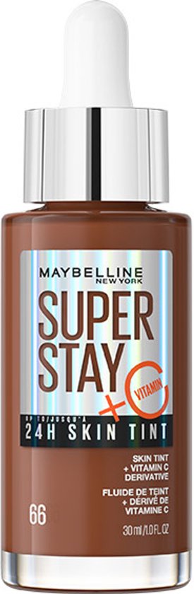 Maybelline New York Superstay 24H Skin Tint foundation - bright skin-like coverage - 66