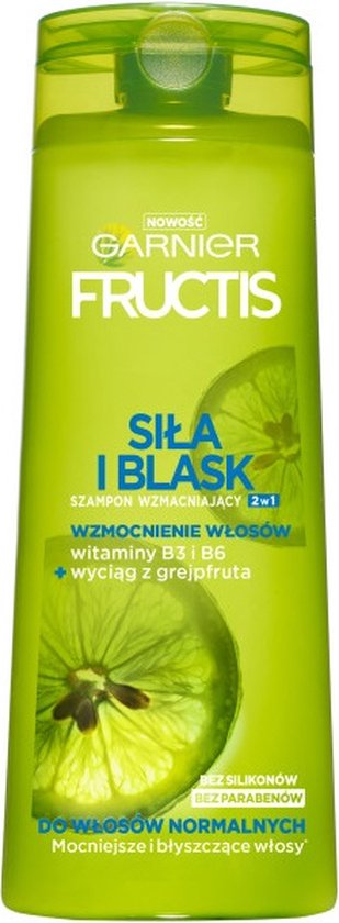 Fructis Strength and Shine 2-in-1 shampoo - versterkend voor normaal haar - 400 ml