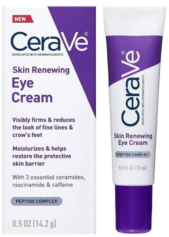CeraVe eye cream - Skin Renewing - with peptide complex and 3 essential ceramides - sensitive skin - 15 ml