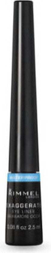 Rimmel Exaggerate eyeliner - waterproof - Zwart