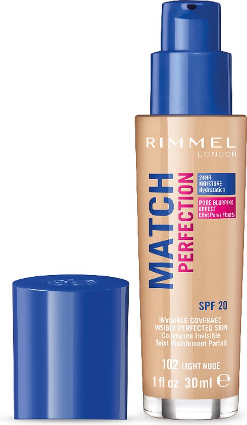 Rimmel London Match Perfection foundation - 102 Light Nude